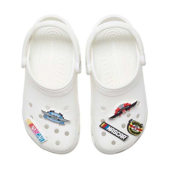 Crocs NASCAR Stock Car Racing Motorsports Jibbitz Charms 5 Pk Shoe Accessories - Picture 4 of 4